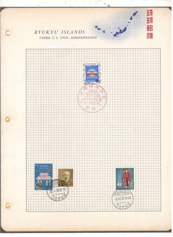 RYUKYU ISLAND COLLECTION MINT/USED