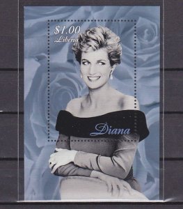 Liberia, 1998 issue. Diana s/sheet ^