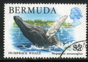 BERMUDA 377 USED SCV $3.00 BIN $1.25 MARINE LIFE