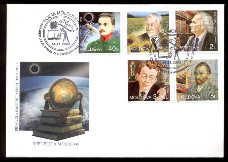 Moldova 2003 Famous Men FDC
