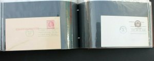 US Stamp Collection, Postal Card FDC Large Lot of 100 Cards in Lighthouse Album