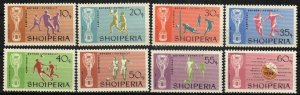 Albania Stamp 945-952  - 66 World Cup Soccer Championships