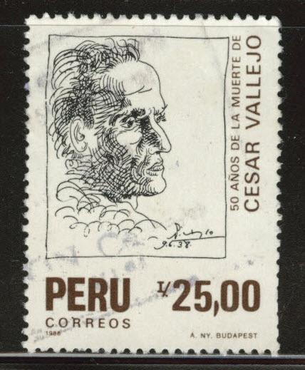 Peru  Scott 937 Used stamp