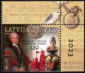 LATVIA 2023-16 Museum of History and Shipping - 250. CORNER, MNH