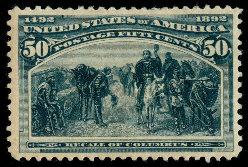 MOMEN: US STAMPS #240 MINT OG H VF+