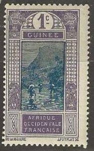 French Guinea 63, mint, very lightly hinged  1913. (F389)