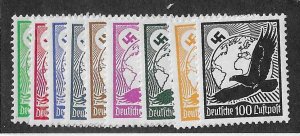 Germany Sc #C46-C54  set of 9 OG VF