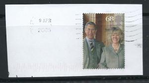 GB  QE II  from SG MS 2531 68p First Day postmark VFU on ...