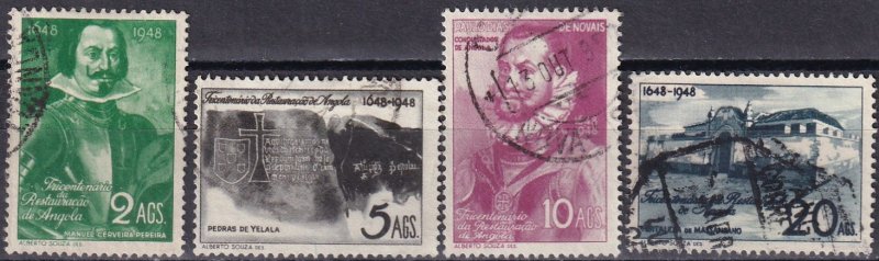 Angola #311-4 F-VF Used CV $8.40 (Z6266)