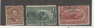 United States #280/285-286  Multiple