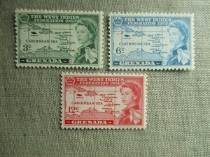 Grenada, Scott# 184-186, MNH