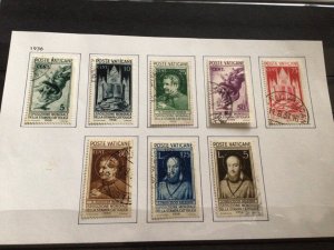 Vatican City 1936  used stamps  A18939