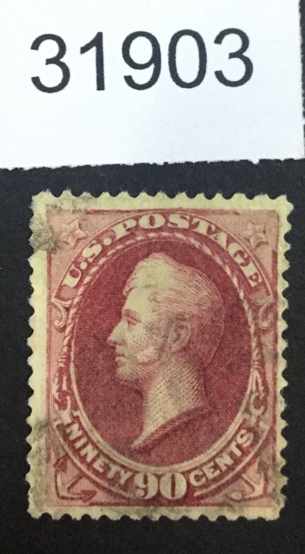 US STAMPS #166 USED LOT #31903