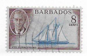 Barbados #221 Used - Stamp - CAT VALUE $3.50