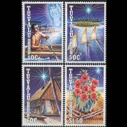 TUVALU 1992 - Scott# 621-4 Christmas Set of 4 NH