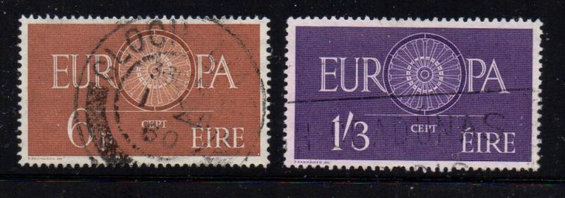 Ireland Sc 175-6 1960 Europa stamp set used