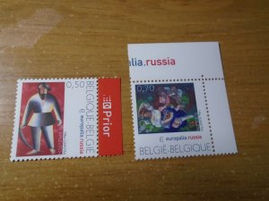 Belgium  #  2108-09  MNH