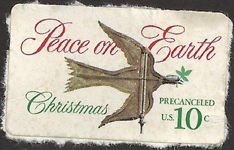 # 1552 USED CHRISTMAS DOVE AND WEATHER VANE SELF STICK