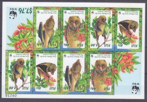 1997 Fiji 812-815KL WWF / The bats 19,00 €