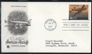 US, 3142M, FDC, CONSTELLATION, POSTAL COMMEMORATIVE SOCIETY