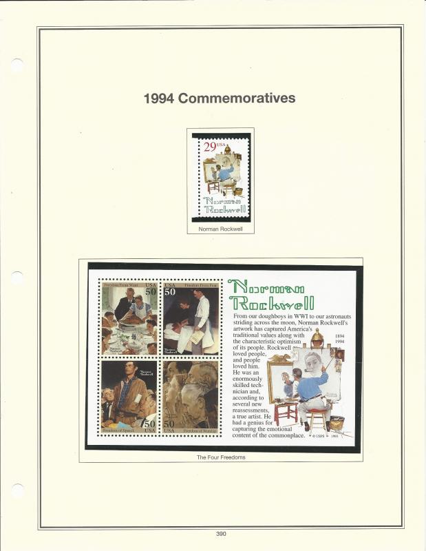 United States 1994 Commemoratives