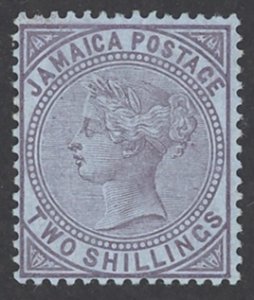 Jamaica Sc# 44 MH 1910 2sh Queen Victoria