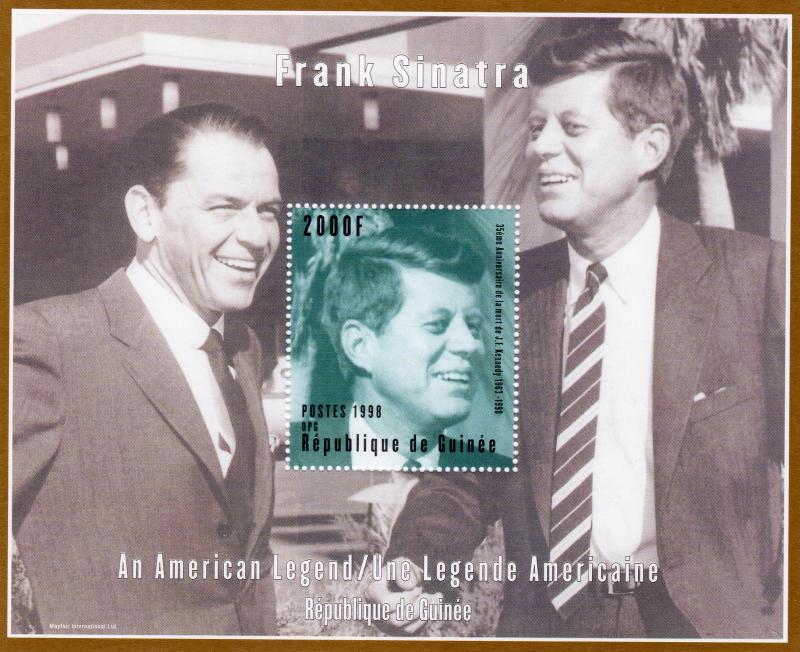 Guinea 1998 FRANK SINATRA AN AMERICAN LEGEND 2 Sheetlets (9) + 3 SS Perf.MNH