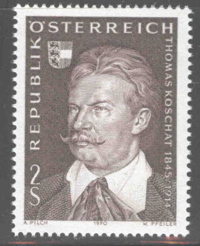 Austria Scott 880 MNH** 1970 Koschat composer stamp