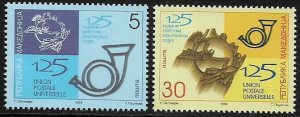 Macedonia #168-9 MNH Set - UPU - Universal Postal Union