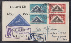 South Africa Scott 193-4 FDC - Postage Stamp Centennial T3-3