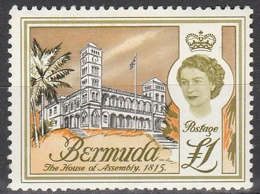 Bermuda  #191 F-VF Unused  CV $14.00 (A3841)