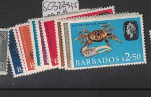 Barbados Fish SG 322-35 MNH (10dsh) 