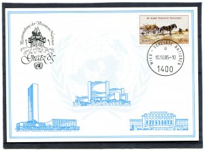 Vienna 1987 UNITED NATIONS Special postmark