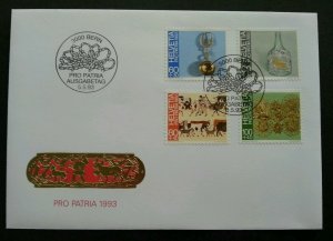 Switzerland Pro Patria Folk Art 1995 (stamp FDC)