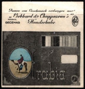 Vintage Germany Poster Stamp Ladies Of Taste Ask Gebhard & Chapрuzean For Glove