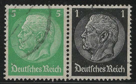 Germany Scott # 418, 415, used, se-tenant, Mi # W59