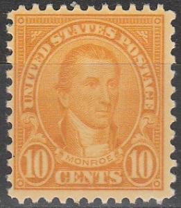 US #642 F-VF Unused CV $3.25