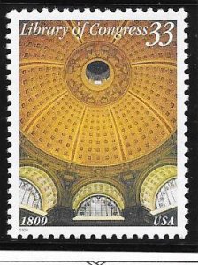 US# 3390 $.33  Library of Congress (MNH) CV $0.65