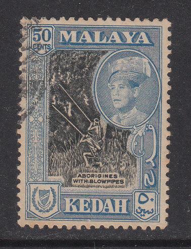 Malaya Kedah 1959 Sc 102 50c Used