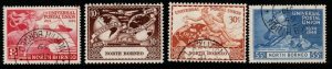 NORTH BORNEO SG352/5 1949 UPU SET FINE USED