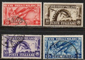 Italy Sc #355-358 Used