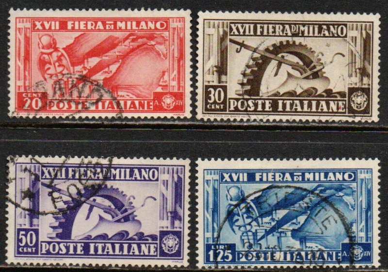 Italy Sc #355-358 Used