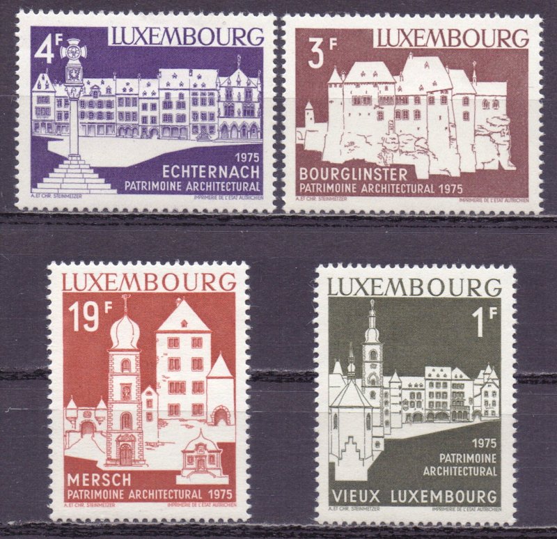 Luxembourg. 1975. 900-3. Architecture. MNH.