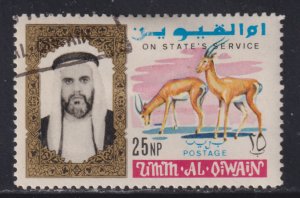UAE Umm Al Qiwain O1 Sheik Ahmed bin Rashid al Mulla and Gazelles 1965