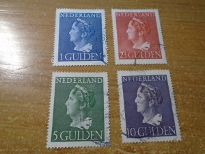 Netherlands  #  278-81  used