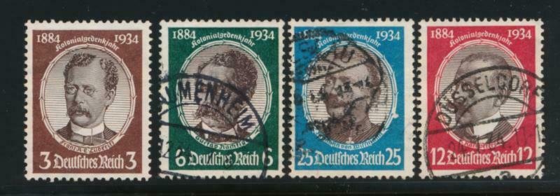 GERMANY 432-435 USED 3PF IS NO GUM