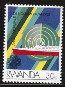 RWANDA Scott 1176 MNH** Communications stamp