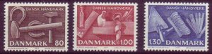 Denmark 606-608 MNH set
