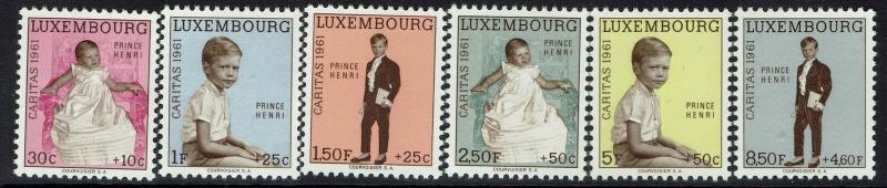 Luxembourg SC# B222-B227, Mint Never Hinged - Lot 041617