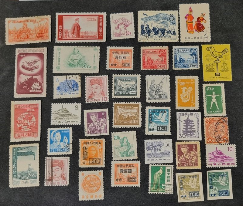 300+ china stamps huge old stamps collection postage due and more #531